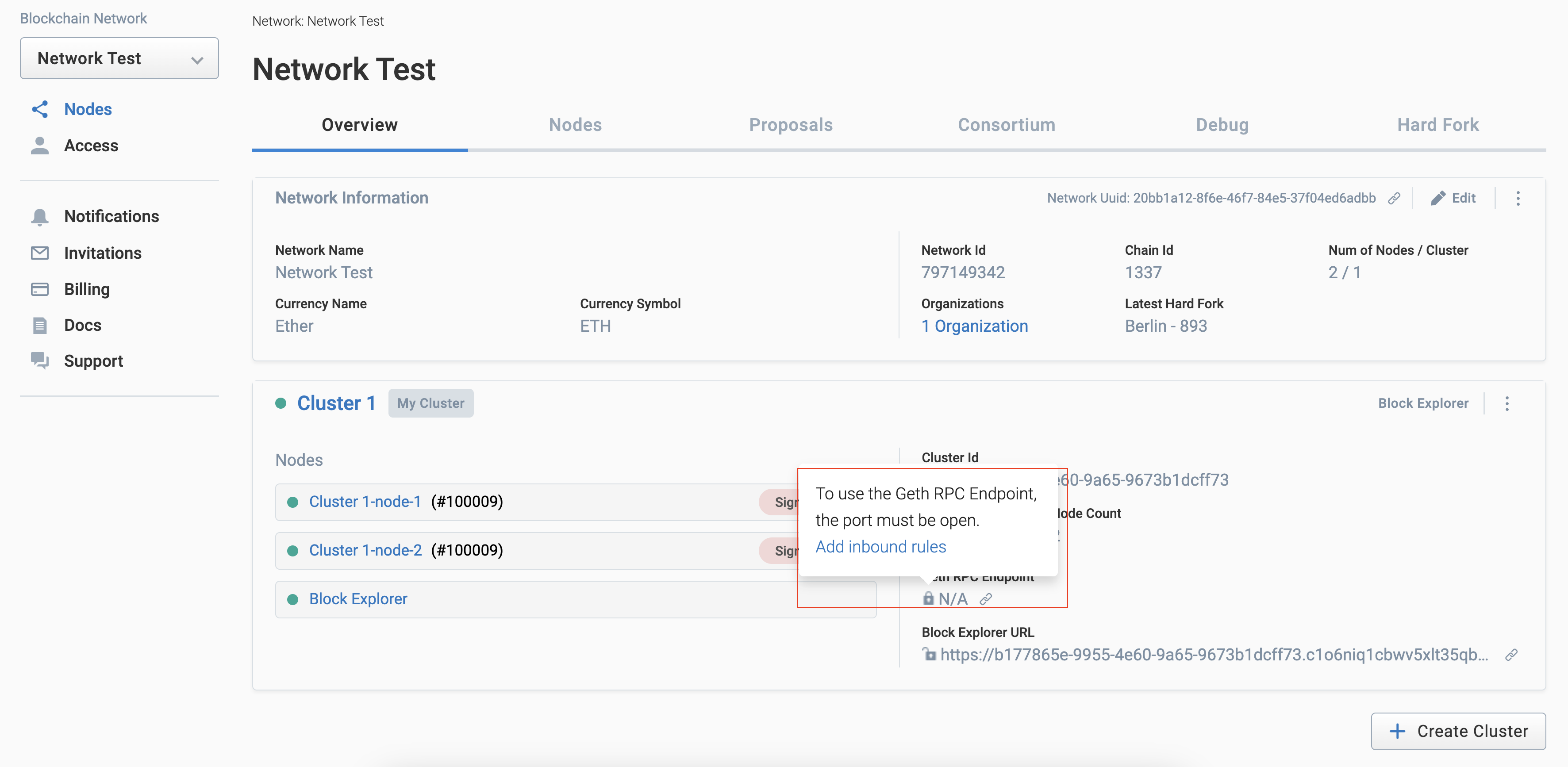 Add inbound rules